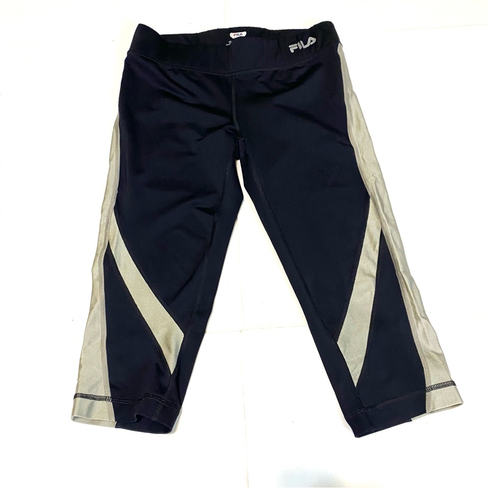 ⭐️Fila Black and Silver Leggings